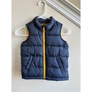 Boys 4T navy blue puffer vest